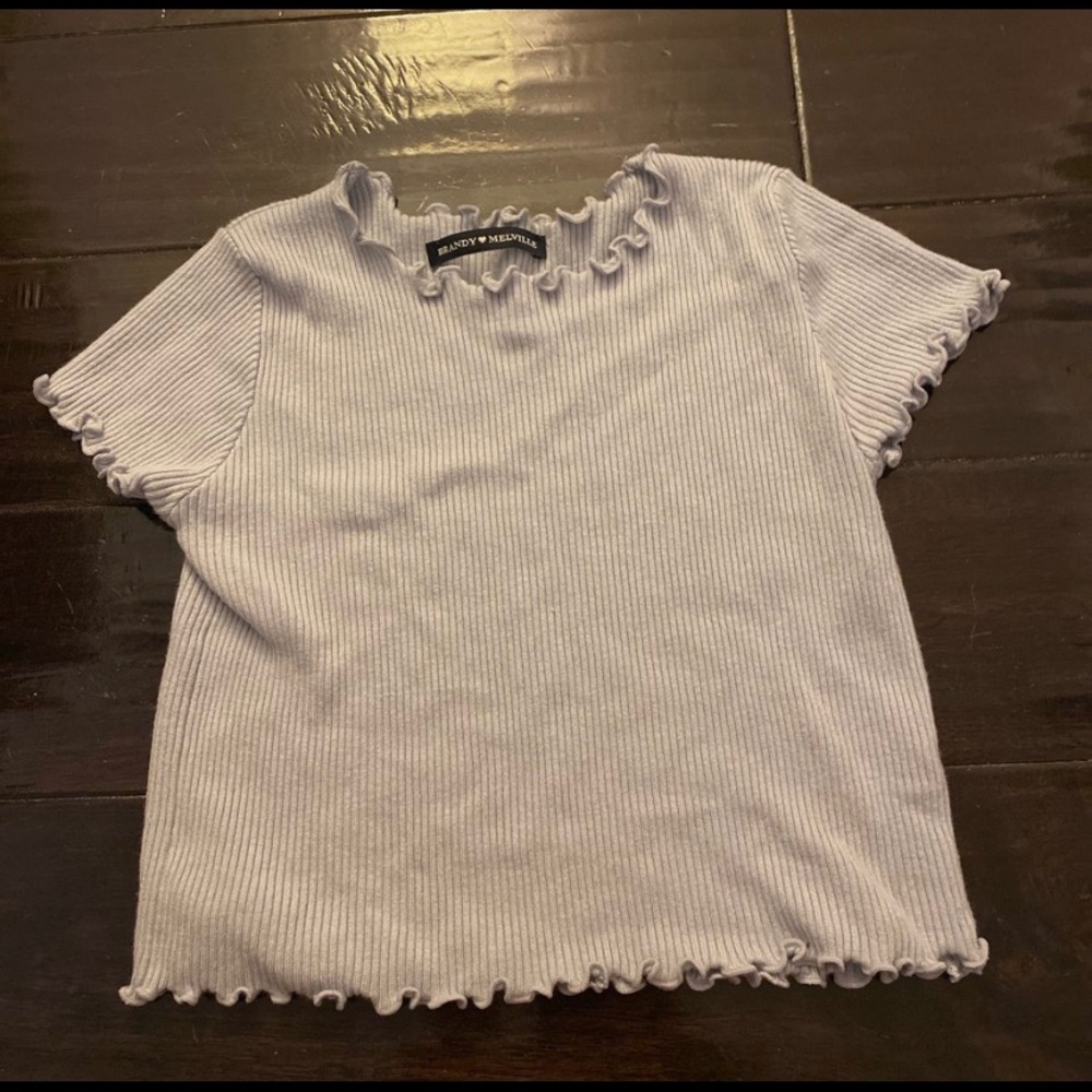brandy melville purple/blue shirt.